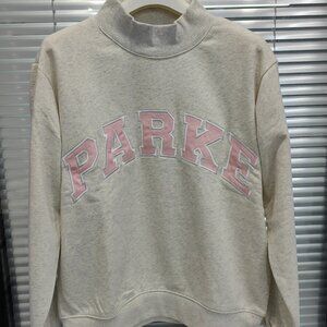 Parke Women's Yellow Crew Neck Sweater